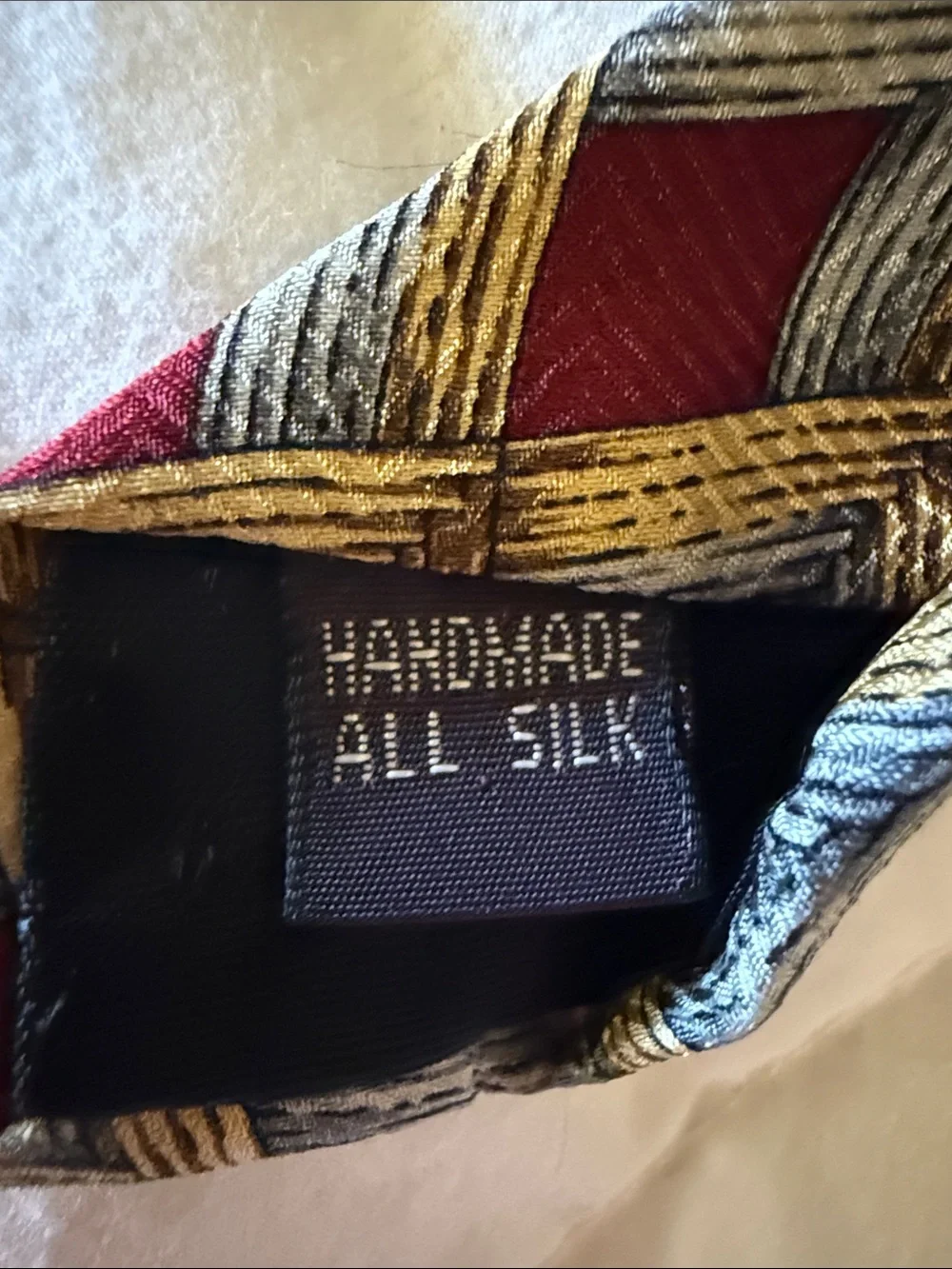 Raphael silk tie handmade Roma- Milano